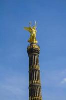 The Siegessaule. The Victory Columnthat  located on the Tiergarten at the city of Berlin photo