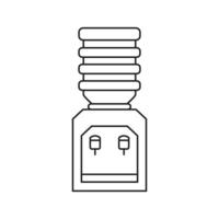 Dispenser icon symbol Flat vector illustration for graphic and web design.Dispenser icon template black color editable.