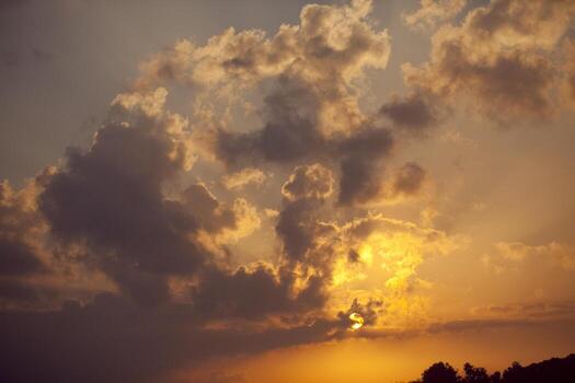 una loca puesta de sol en israel vistas de la tierra santa foto