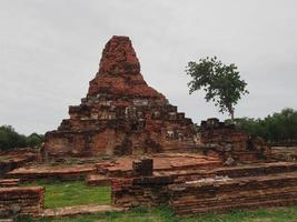 Wat Phra Phai Luang Temple Located in the Sukhothai Historical Park Is a world heritage site and has a history of construction from Sukhothai Located outside the north wall of the city. photo