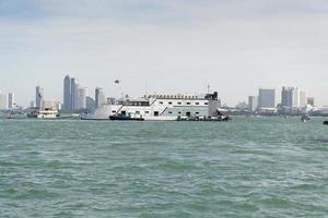 The ships at sea. photo