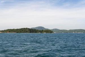 Sea, island and sky. photo