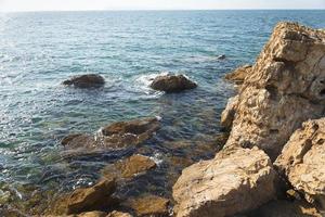 The sea and stones. photo