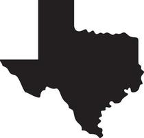 vector de silueta de texas