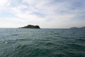 Sea, island and sky. photo