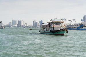 The ships at sea. photo