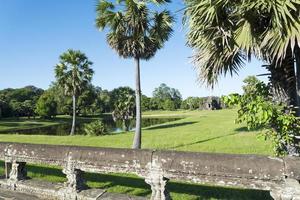 Park in Angkor Wat. photo