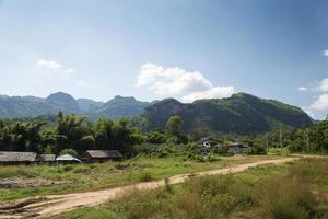 The hills and the road. photo