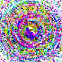 Fondo de triángulo colorido abstracto. vector