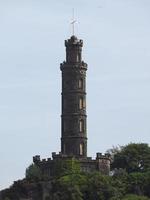 Nelson monument on Calton Hill in Edinburgh
