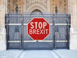 stop brexit sign photo