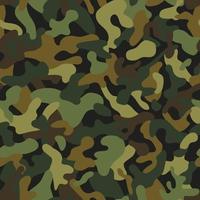 Seamless Green Army Pattern vector