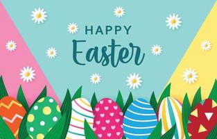 Easter Egg Background vector