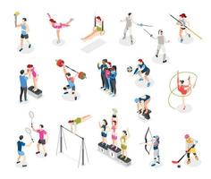 International Sport Day Icons vector