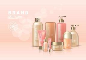 Cosmetic Brand Packages Composition