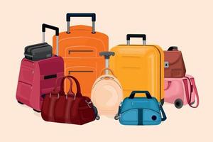 Bag Luggage Vector Illustration