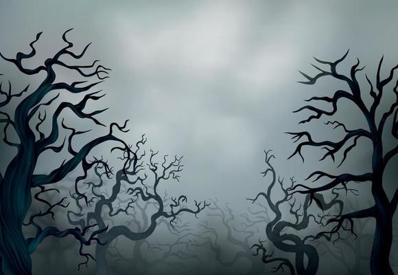 Realistic Halloween Background