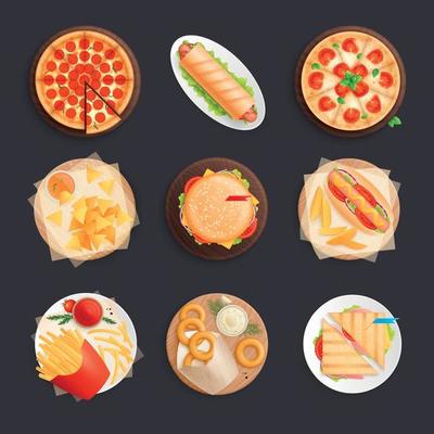 Fast Food Flat Set