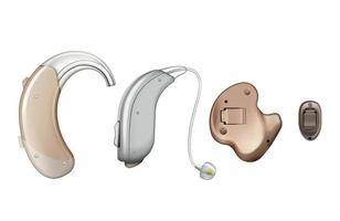 Hearing Aids Realistic Collection vector