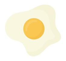 fried egg illustration vector