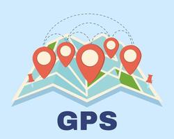 great gps poster vector