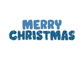 merry christmas phrase vector