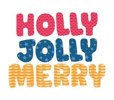 holly jolly merry phrase