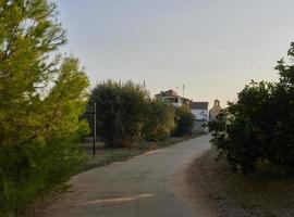 vistas del pueblo de anahuir, españa foto