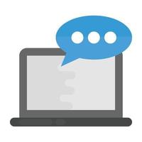 Internet Chat Concepts vector