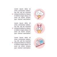 Higher stress level concept line icons with text. PPT page vector template with copy space. Brochure, magazine, newsletter design element. Consumerism tension linear illustrations on white