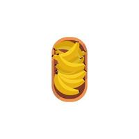 Isolated bananas fruit vector design