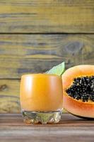 Glass of Papaya Caliente photo