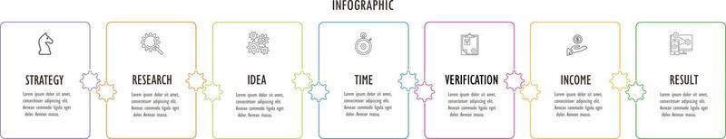 infografías para el concepto de negocio con opciones de iconos o pasos. vector