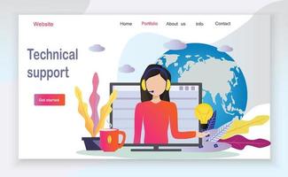 Customer and online technical support 24-7 is possible for web page