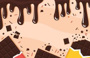 Sweet Chocolate Background vector