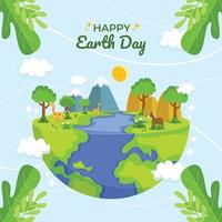 Earth Day Celebration vector