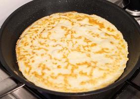 Crepes, very thin French style pancakes. photo