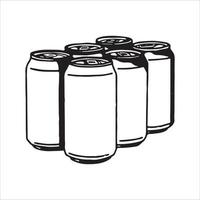 canned drink vector design illustration