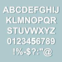 Stitched Text style alphabet collection set. llustrator Vector Eps 10.