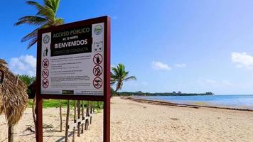 cartel de bienvenida playa mexicana 88 playa del carmen mexico.