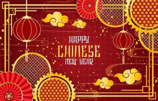 Happy Chinese New Year Background vector