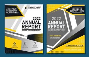 Modern Abstract Business Annual Report Cover vector