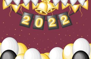 new year 2022 vector