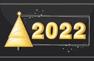 new year 2022 poster vector