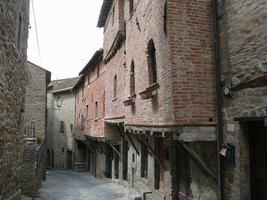 vista de la ciudad de cortona foto