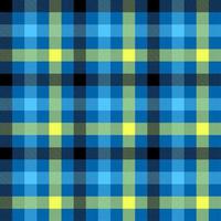 Tartan blue color seamless vector pattern