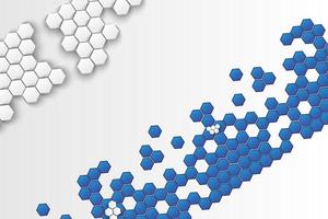 plantilla de fondo abstracto hexágono geométrico vector