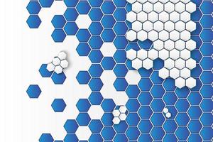 Shape of Hexagon Abstract Background Template vector