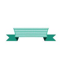 Oktoberfest simple ribbon for banner and headline vector