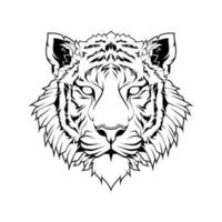 Tiger Line Art | Poster